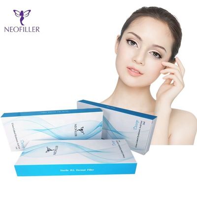 Neofiller 1ml Cross Linked Dermal Filler Hyaluronic Natürlich aussehende Lippeninjektionen 24mg/ml