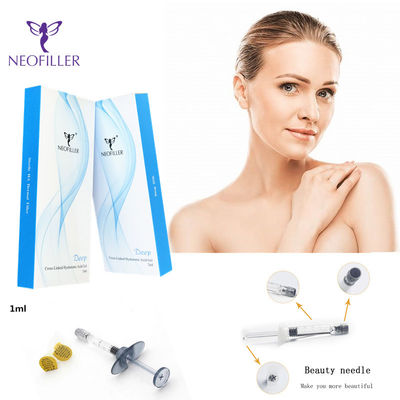Neofiller 1ml Cross Linked Dermal Filler Hyaluronic Natürlich aussehende Lippeninjektionen 24mg/ml