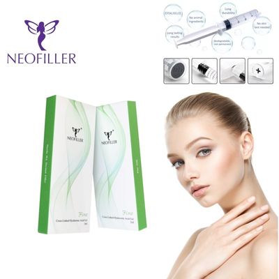 Dermal 24 mg/ml Hyaluron Filler Injection Wangenpolsterung Subtile Lippenverbesserung