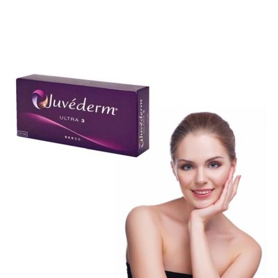 Transparenter 2 ml Juvederm Dermal Filler Injizierbare Hyaluronsäure für feine Linien
