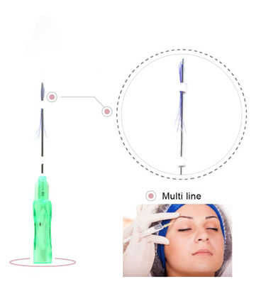 Faden-Aufzug-Gesichtskörper-Kollagen-Faden-Aufzug 29g 30g 25mm Gestaltungspdo