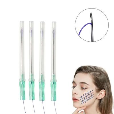 Augenbrauen-Aufzug-Gesichtsbehandlung PCL Pdo, die Monoschraube 30G 25MM des Facelift-4d 6d verlegt
