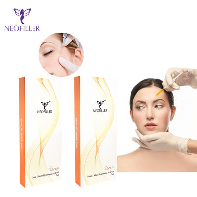 Spritzen-Hyaluronsäure-injizierbares langlebiges 1ml 2ml für tiefe Falten