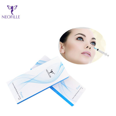Durchsichtige Hyaluronsäure Dermalfiller Hypodermische Injektion 1ml*2 Spritzen