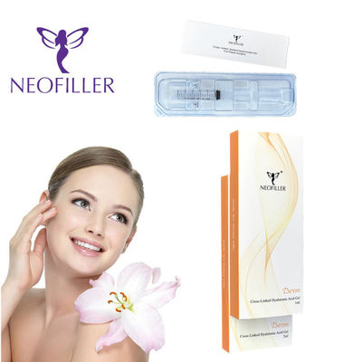 Bequeme Verpackung Sterile Spritze Hyaluronsäure Dermalfiller Injektionen 1ml*2 Spritzen