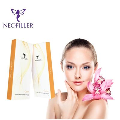 Bequeme Verpackung Sterile Spritze Hyaluronsäure Dermalfiller Injektionen 1ml*2 Spritzen