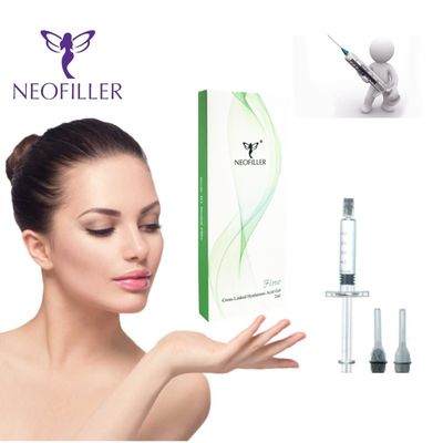Hyaluronsäure mit Querverbindung Dermalfiller Hypodermische Injektionstiefe