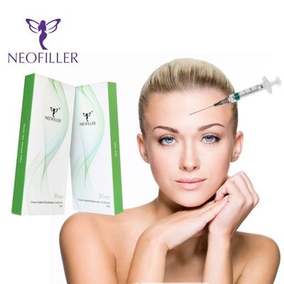 Hyaluronsäure mit Querverbindung Dermalfiller Hypodermische Injektionstiefe