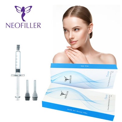 Sterile Spritze Hyaluronsäure Hautfüllmittel 24 mg/ml Konzentration Hypodermische Injektion