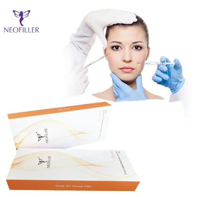 Durchsichtige Injektionstiefe Hyaluronsäure Hautfüllmittel 1 ml 2 ml 10 ml 20 ml
