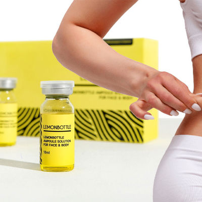 Zitronenflasche Einzigartige Mischung von Wirkstoffen für eine wirksame Behandlung von Fettzellen