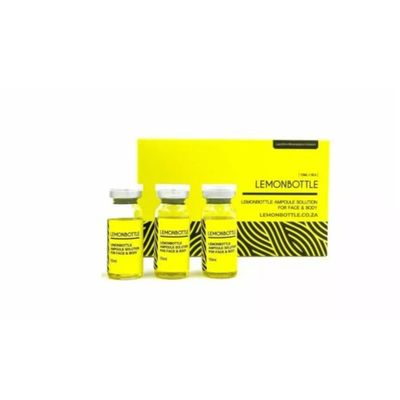 Zitronenflaschenlösung mit hoher Konzentration zur Fettlösung für Injektionen 5 Durchstechflaschen X 10 ml ganzer Körper