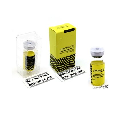 Fettlösungslösung mit hoher Konzentration für Gesicht und Körper 10 ml X 5 Zitronenflasche Einweg-Aseptikverpackung