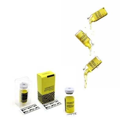 Fettlösungslösung mit hoher Konzentration für Gesicht und Körper 10 ml X 5 Zitronenflasche Einweg-Aseptikverpackung
