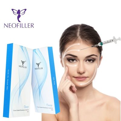 Natürliche 24 mg/ml Hyaluronsäure Hautfüllmittel für Hypodermische Injektion