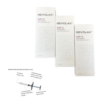 Gesichtsverjüngung mit Revolax Dermal Filler 6-12 Monate Dauer der Wirkung von Hyaluronsäure