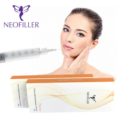 Gesichtswrinkle Reducer Injektionen Kreuzverknüpfte Hyaluronsäure Füllstoff für jugendliches Leuchten