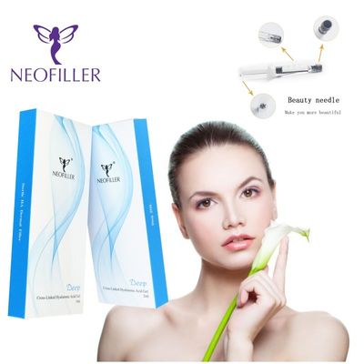 Lagerung bei Raumtemperatur Hyaluronsäure Hautfüllmittel 2 ml für dicke und strahlende Haut