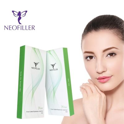 Durchsichtige Hyaluronsäure Dermalfiller Hypodermische Injektionstiefe Kreuzverbindung