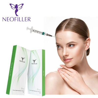 Durchsichtige Hyaluronsäure Dermalfiller Kreuzverknüpft Injektionsgel Hypodermische Injektion Gesichtsvergrößerung