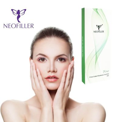 Durchsichtige Hyaluronsäure Dermalfiller Kreuzverknüpft Injektionsgel Hypodermische Injektion Gesichtsvergrößerung