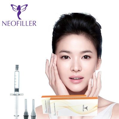 Durchsichtige 24 mg-ml Hyaluronsäure Dermal Filler Injektionsgel 9-12 Monate Langlebigkeit Gesichtsverjüngung