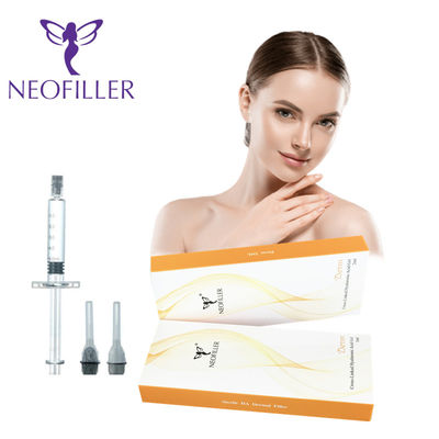 Durchsichtige 24 mg-ml Hyaluronsäure Dermal Filler Injektionsgel 9-12 Monate Langlebigkeit Gesichtsverjüngung