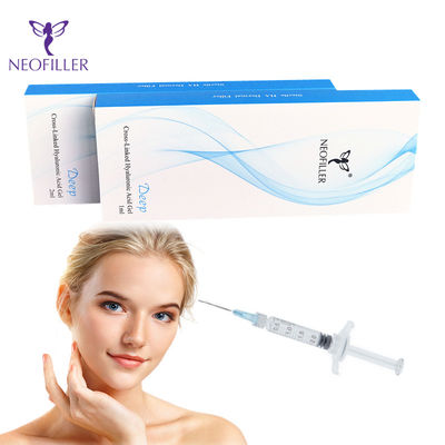 24 mg/ml Hyaluronsäure-Hautfüller, 5 ml injizierbares Gel, glatte, natürliche Verbesserung der Gesichtskontur