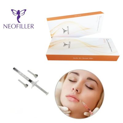 1 ml Hyaluronsäure Dermal Filler Injektionsgel 9-12 Monate Natürliche Verjüngung Gesichtsvergrößerung