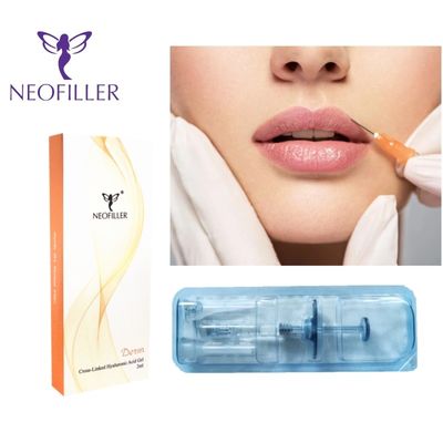 1 ml Hyaluronsäure Dermal Filler Injektionsgel 9-12 Monate Natürliche Verjüngung Gesichtsvergrößerung