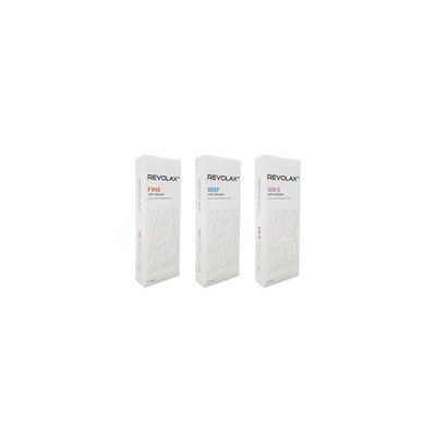 Dermalfiller mit Querschnitt Revolax Dermalfiller Feine tiefe Sub-Q Injektionsformel zur Reduzierung der Gesichtslinie und Volumenwiederherstellung