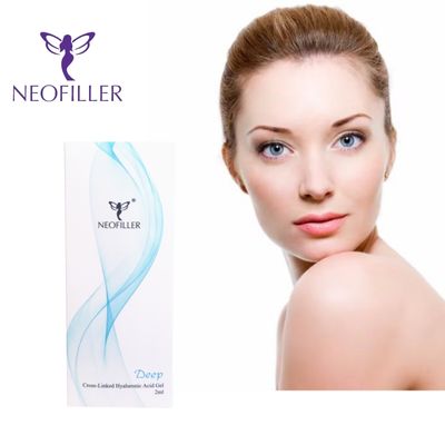 Neofiller vernetzter 2-ml-Hyaluronsäure-Hautfüller für tiefe Linien, Nasenkontur, injizierbares Gel zur Gesichtsverbesserung
