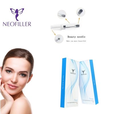 Neofiller 24 mg/ml Hyaluronsäure-Hautfüller, vernetztes, injizierbares Gel, Formel für 9–12 Monate Langlebigkeit