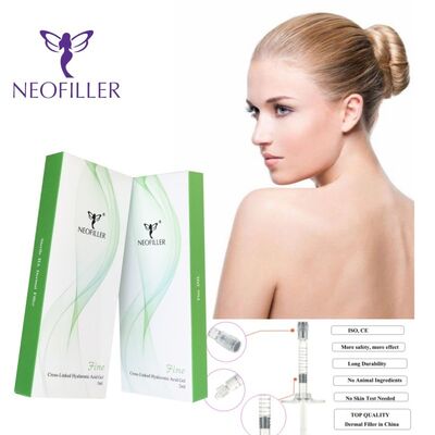 Neofiller Cross-Linked 24mg-ml Hyaluronsäure Dermal Filler Injektionsgel 9-12 Monate Langlebigkeit verbessern