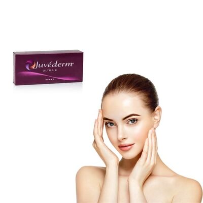 Gesichtssymmetrie Juvederm Hautfüllmittel Hyaluronsäure Injektionsgel Lippenvergrößerung Plumping Lösung
