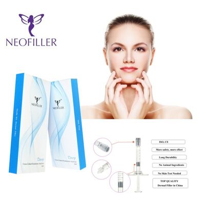 24mgml Hyaluronsäure Dermalfiller 1ml Hypodermische Injektionstiefe geeignet zur Faltereduzierung und Gesichtskonturisierung