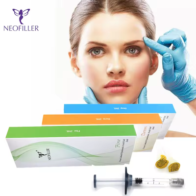 Facial Rejuvenation Facial Filler with Cross Linked Hyaluronic Acid Supports Natural Skin Regeneration