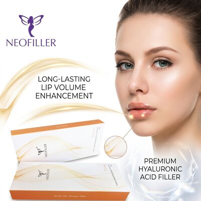 1 ml Kreuzverknüpfte Injektionsmittel mit Hyaluronsäure Hautfiller 8-15 Monate Dauer Biokompatibles Gel Gesichtsfaltenglättend