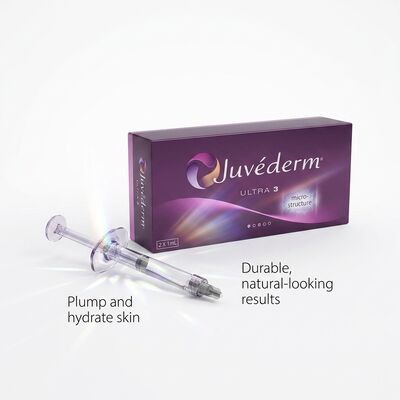 Hyaluronsäure-Juvederm-Hautfüller, der für mehrere Gesichtsbereiche geeignet ist und Lagerungsbedingungen erfordert, die ein Einfrieren vermeiden sollten