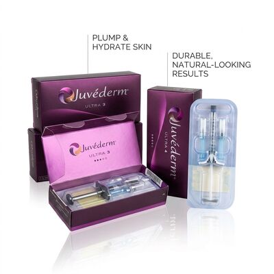 Gel Juvederm Dermal Filler Anti-Falten-Produkt zur Glättung von Falten und zur Verbesserung der Gesichtskonturen für professionelle