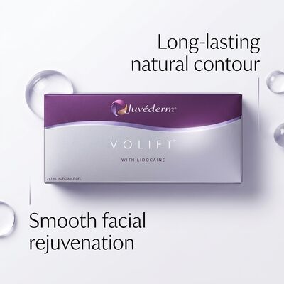 Volumen 2 mal 1 ml Juvederm Voluma Filler Anti-Aging Gesichtsfiller zur Erhöhung des Volumens und Verbesserung der Gesichtskonturen