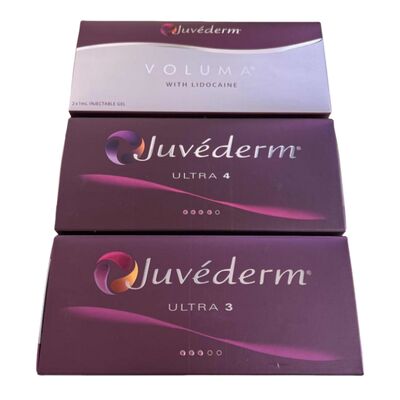 Anti-Falten Juvederm Dermal Filler 1ml Spritze 1ml 2 Spritzen Professionell zur Gesichtskonturisierung und Faltenreduzierung