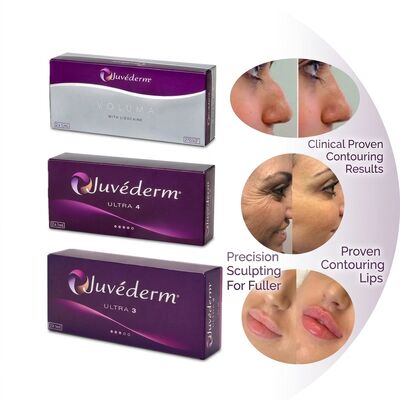 Gel Juvederm Dermal Filler 1 ml Spritze Gesichtsstelle Ideal für Gesichtsverjüngung und Volumenwiederherstellung