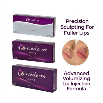 Volumen der Spritze 2 1 ml pro Schachtel Juvederm Volumen Füllstoff Sicherheit Gesichtskontur Injektierbarer Hautfüllstoff zur Volumenvergrößerung
