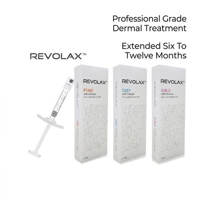 Hyaluronsäure Revolax Dermal Filler sichere Injektionslösung zur Gesichtskontur, Faltenreduktion und Hydratation der Haut