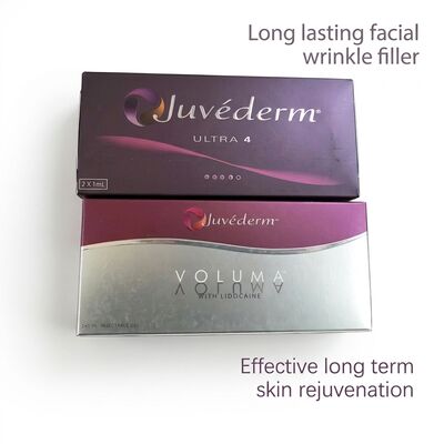 Plastische Chirurgie Juvederm Dermal Filler Konzentration 20mgMl Langlebigkeit 9-12 Monate Geeignet zur Verbesserung der Gesichtskonturen und der Hautverjüngung