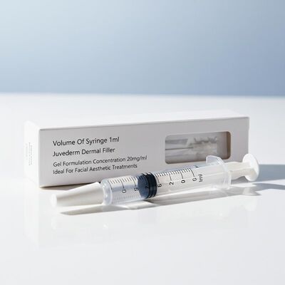 Volumen der Spritze 1 ml Juvederm Dermal Filler Gel Formulierung Konzentration 20 mg Ml Ideal für Gesichts-Ästhetische Behandlungen