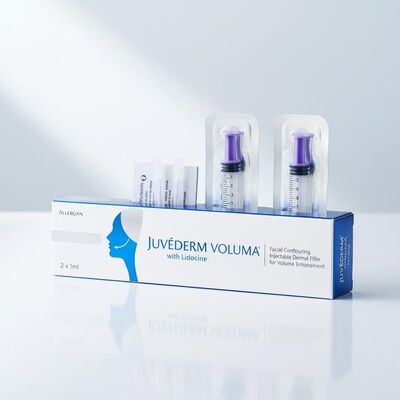 Volumen der Spritze 2 1 ml pro Schachtel Juvederm Volumen Füllstoff Sicherheit Gesichtskontur Injektierbarer Hautfüllstoff zur Volumenvergrößerung