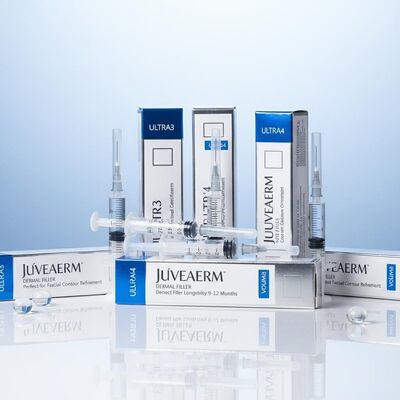 Gesichtsinjektion Juvederm Dermal Filler Langlebigkeit 9-12 Monate Ultra3 Ultra4 Volumen Perfekt für die Verfeinerung der Gesichtskontur