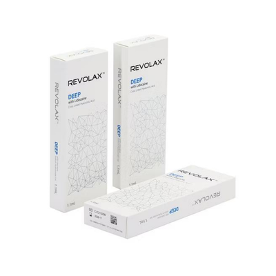 Revolax Dermal Filler Fine Deep Sub Q Konzentration 20 mg pro ml Injektionsmittel zur Behandlung tiefer Gesichtsasymmetrien und Falten vor dem Einfrieren schützen